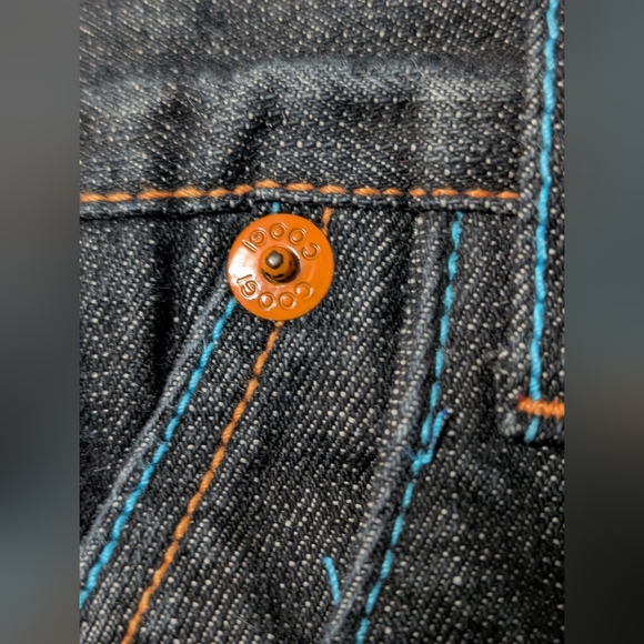 Men's Vintage Coogi Embroidered Baggy Y2K Hip Hop Jeans 36 Size Waist - Picture 9 of 16